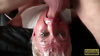 Mature subslut deepthroated coupled with fucked